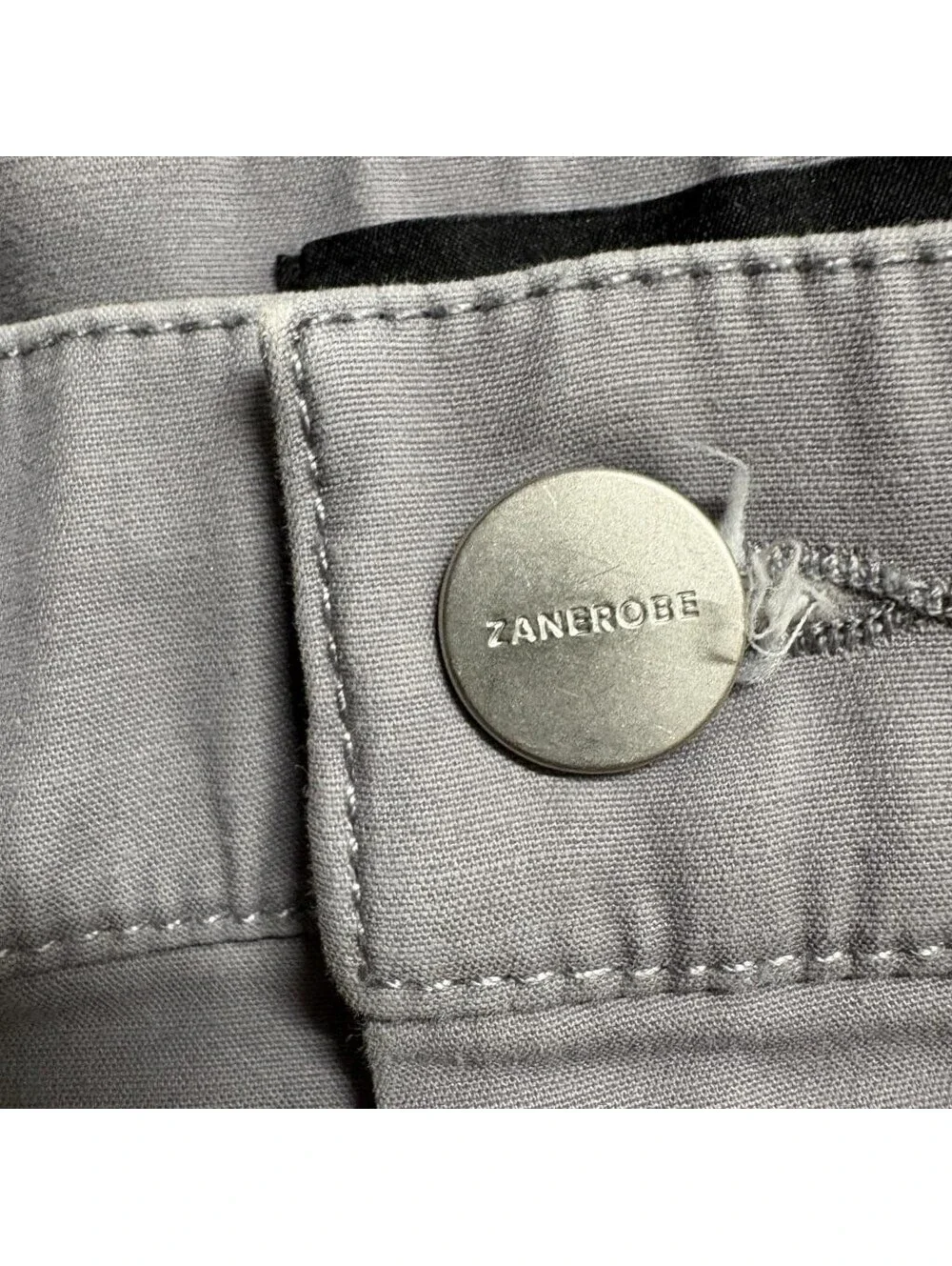Zanerobe Sureshot Chino Pants Mens 32 Gray Elastic Cuff Stretch Joggers